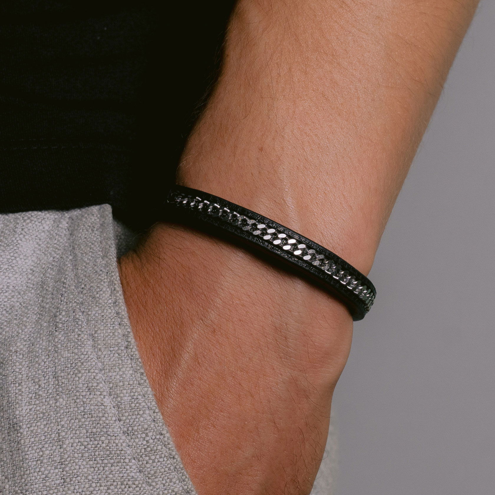 Lederarmband