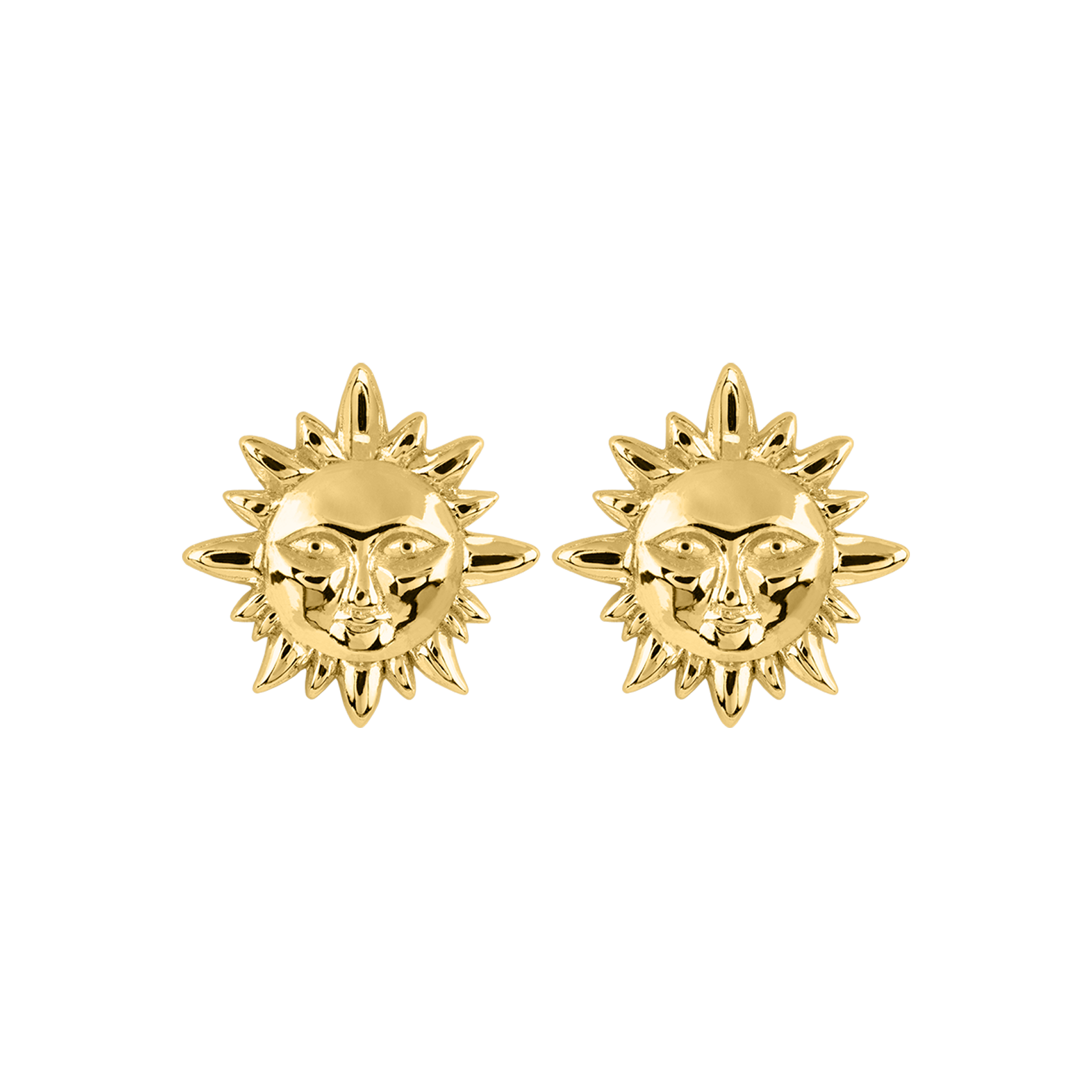 Sterling silver gold plated studs Sterling silver gold plated studs