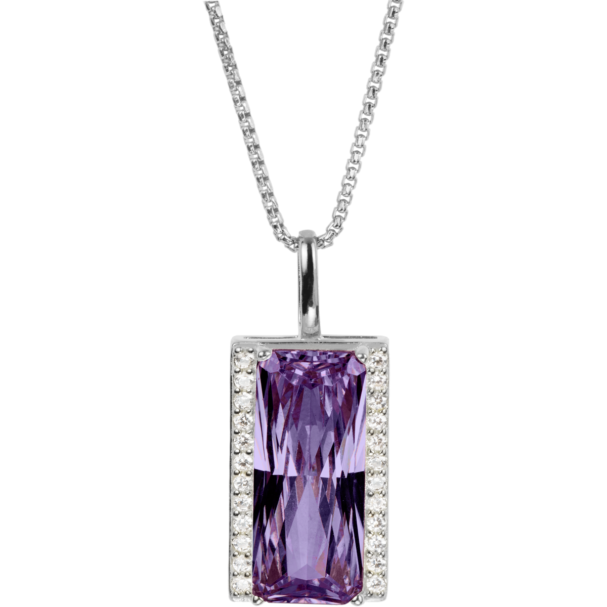 Necklace Sterling Silver with Topazes