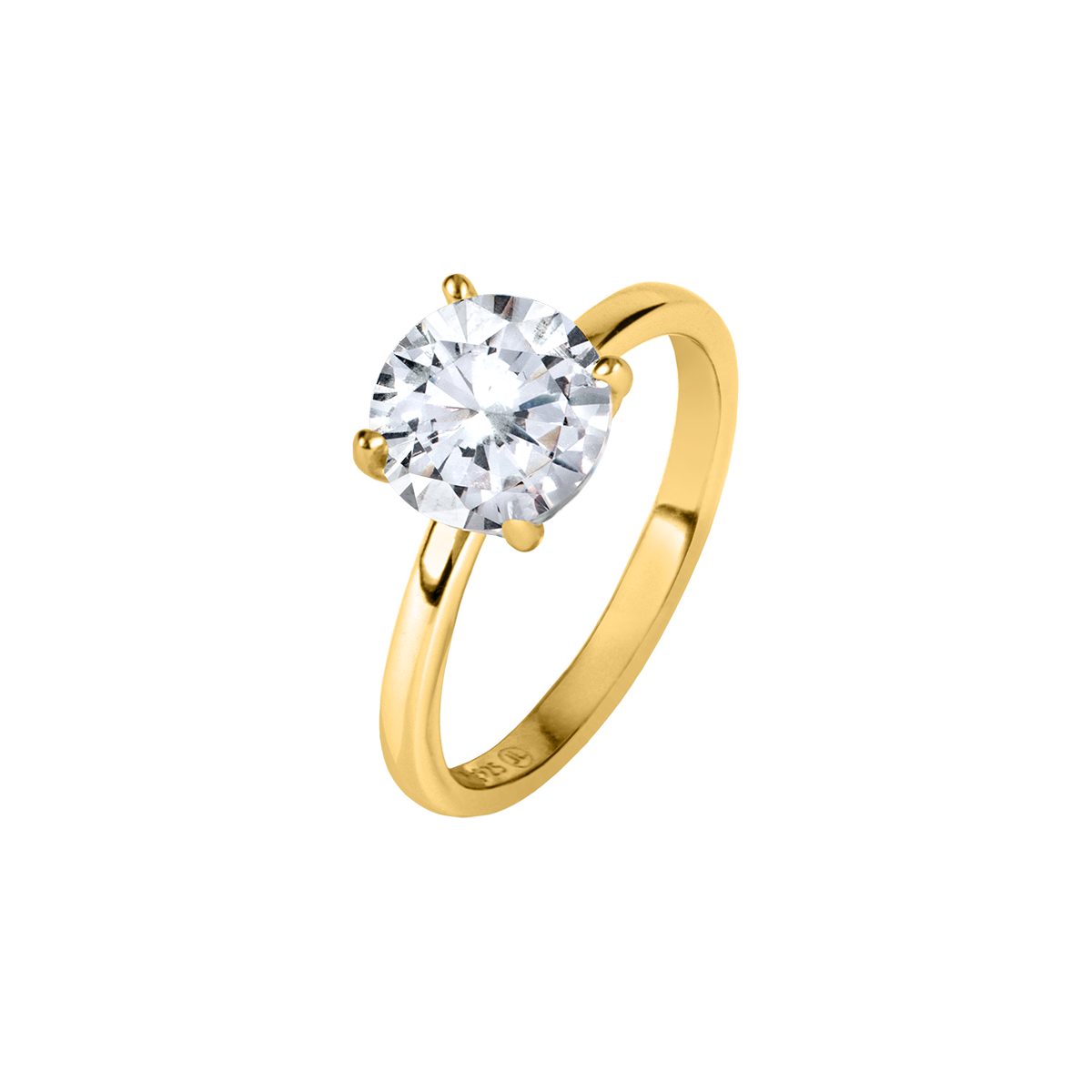 Ring Sterlingsilber vergoldet mit Topas