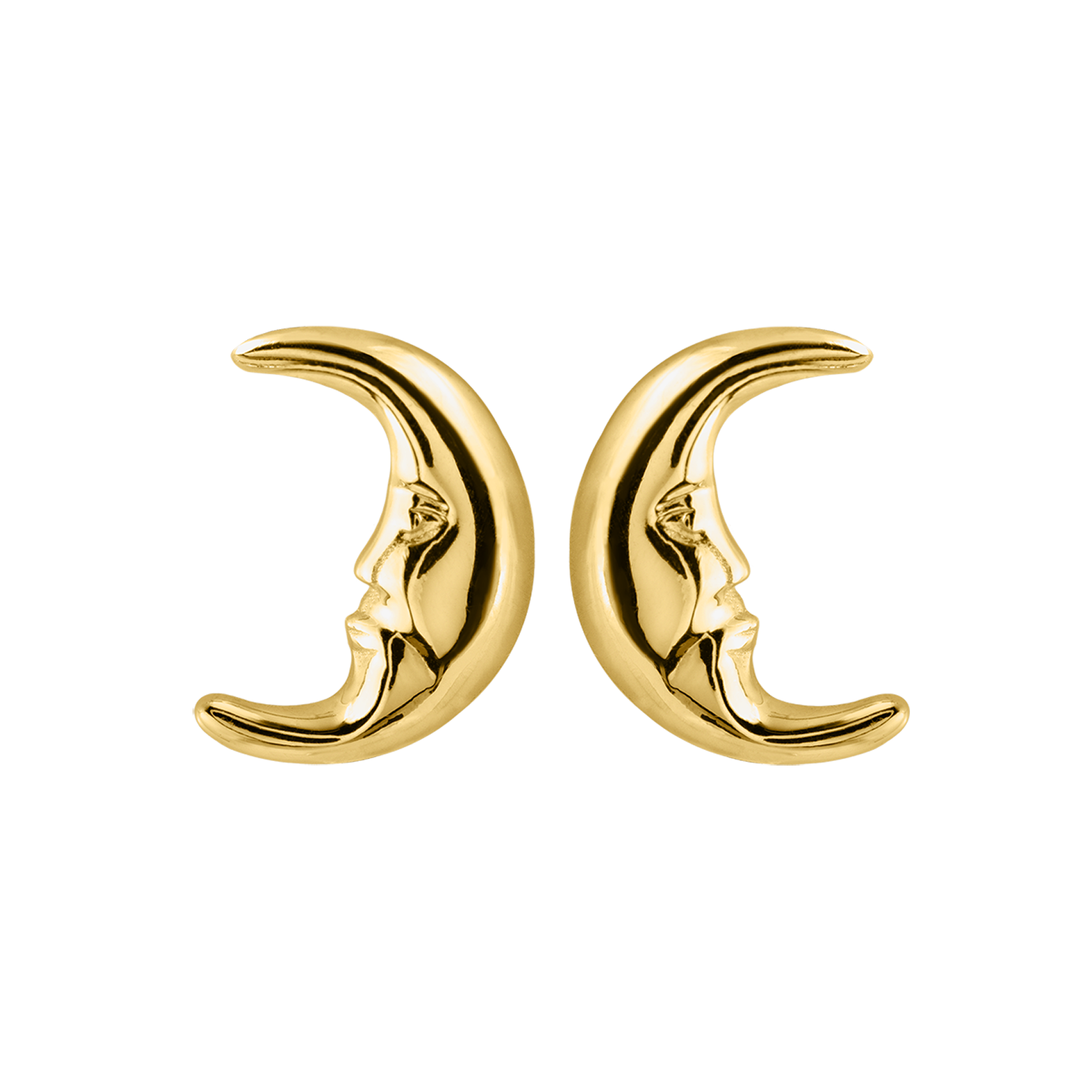 Ear Stud sterling silver gold-plated
