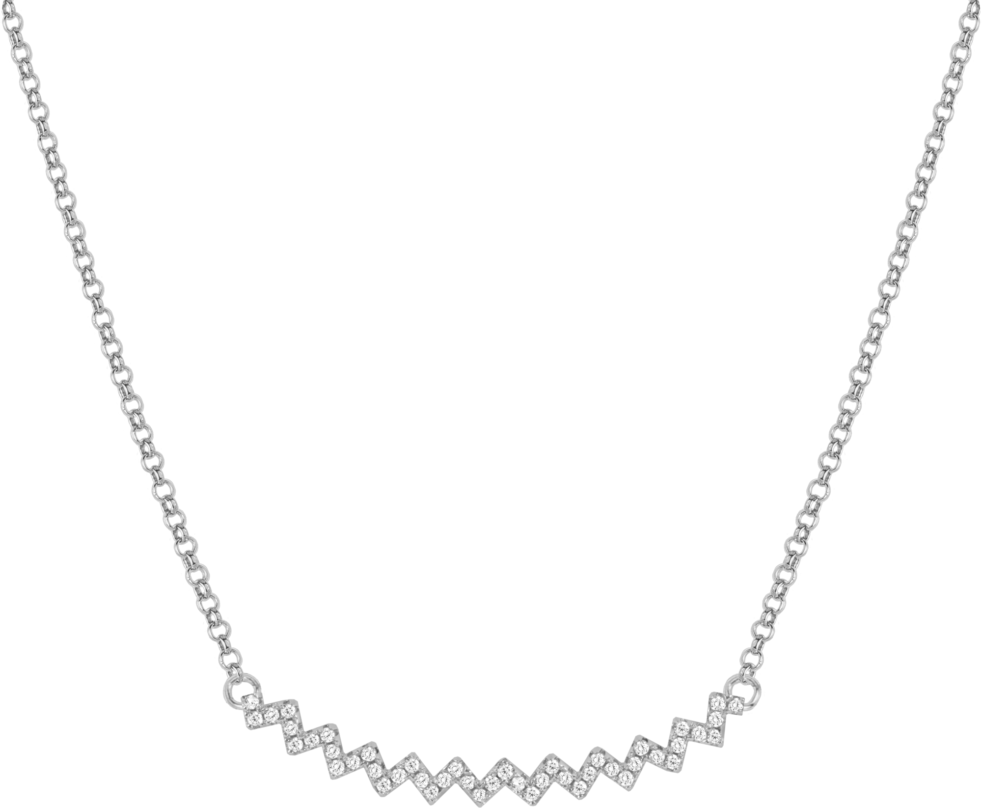 Necklace Sterlingsilver with Topaz