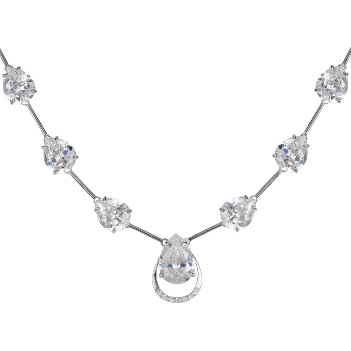 Necklace Sterlingsilver with Topaz