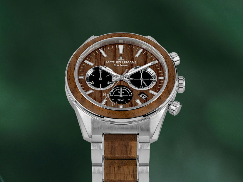 Eco Power Solar Wood | Jacques Lemans®