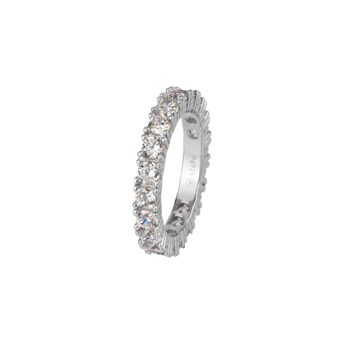 Ring Sterlingsilber mit weissen Topasen