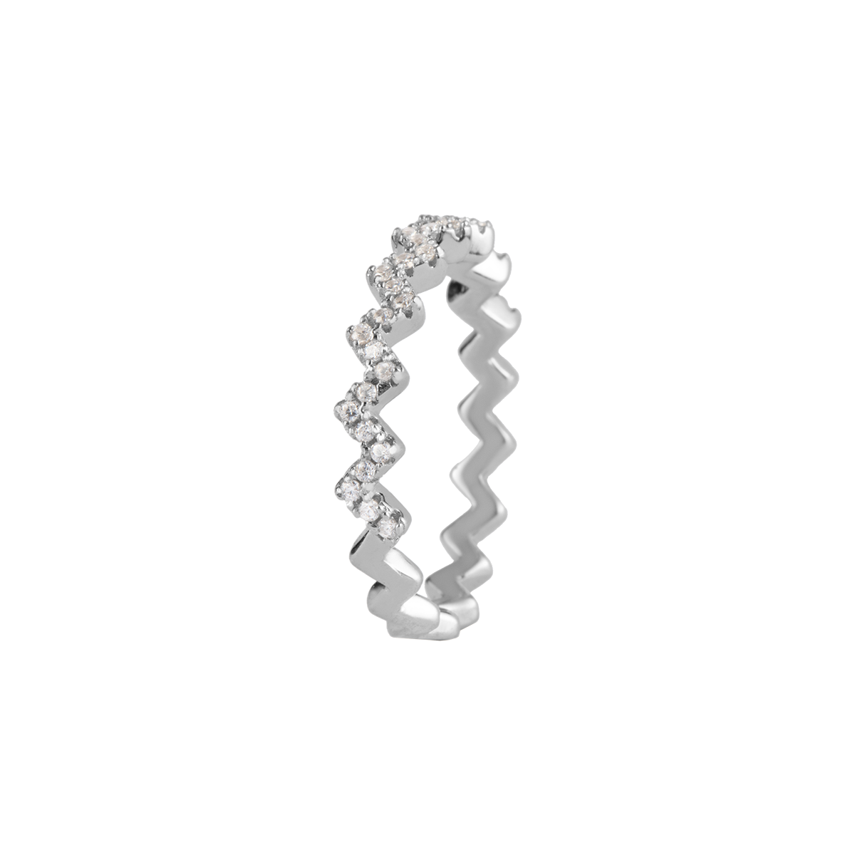 Ring Sterling Silver With Topazes