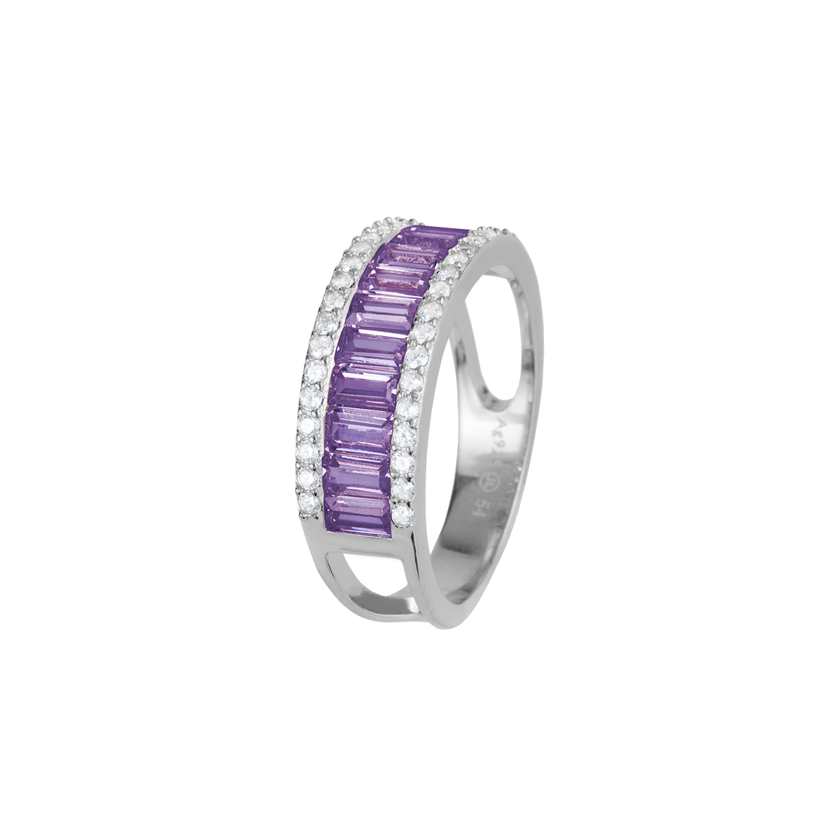 Ring Sterling Silver With Topazes