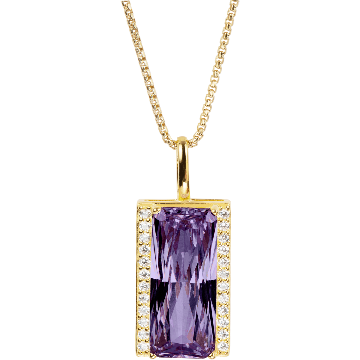 Necklace Sterling Silver goldplated with Topazes
