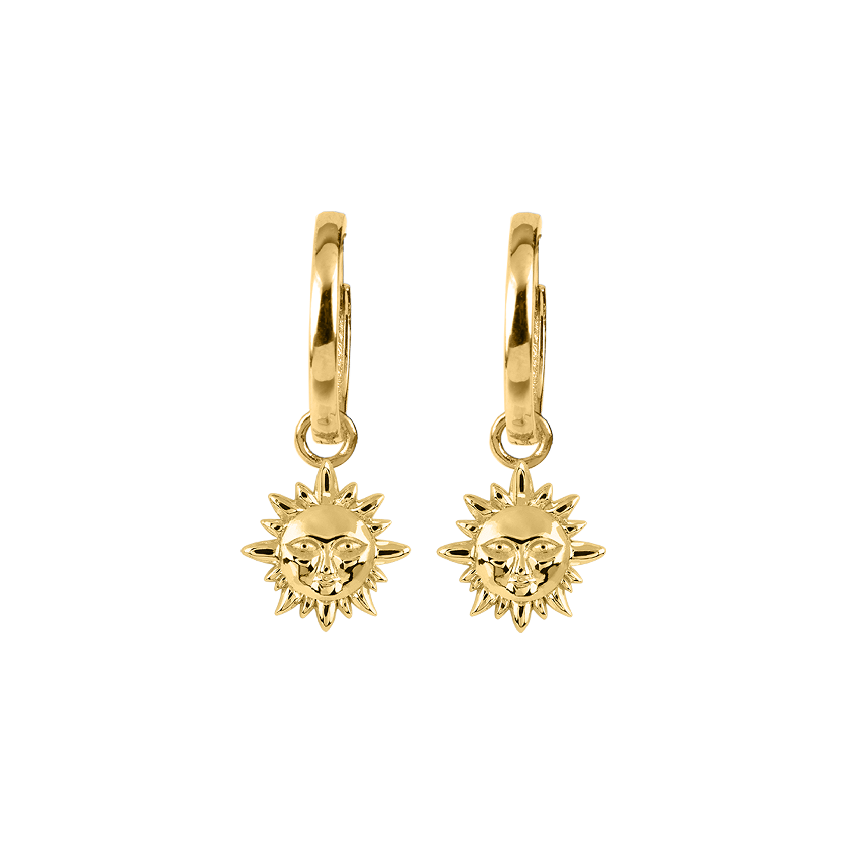 Ear Stud sterling silver gold-plated